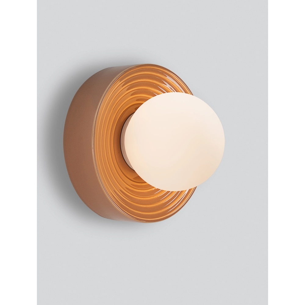 Wandleuchte Orbique Karamell Ø 16cm Lyora 5212017483935