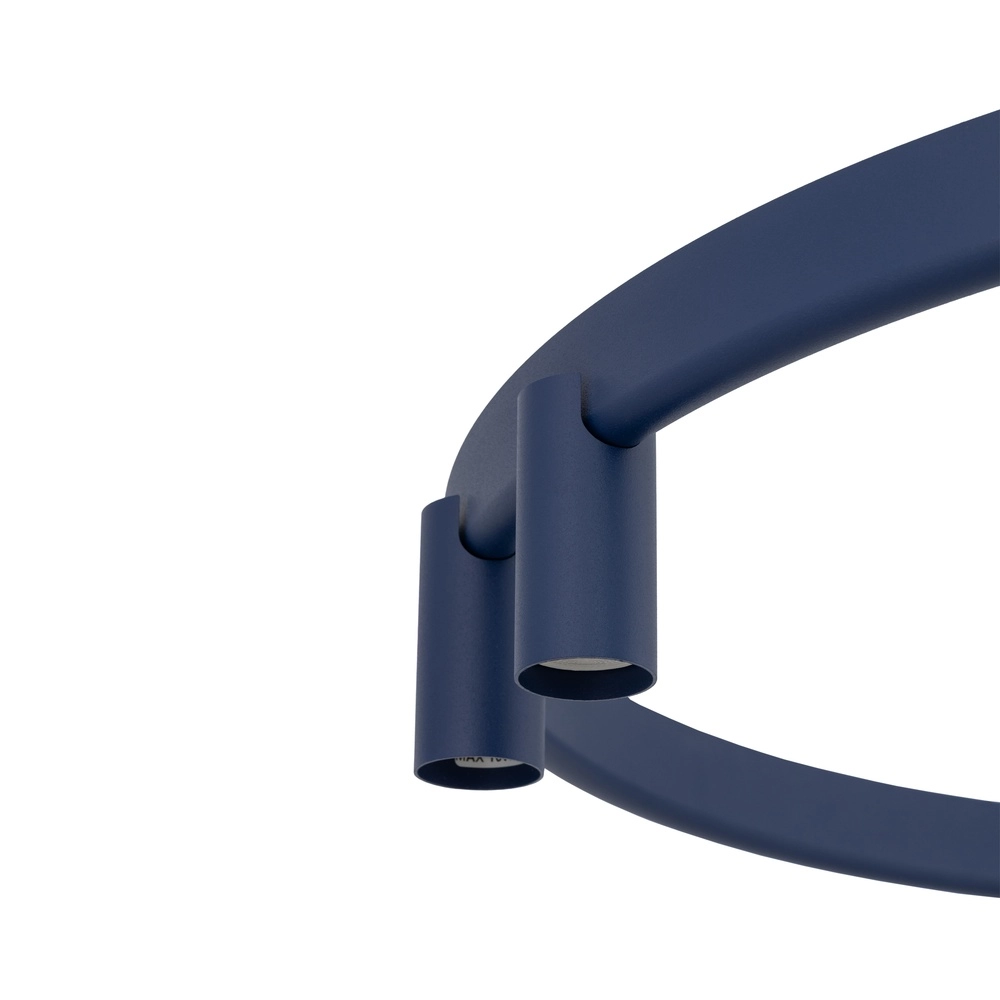 Design-Pendellampe Fourty marineblau Ø 80cm Lyora 5903139122832