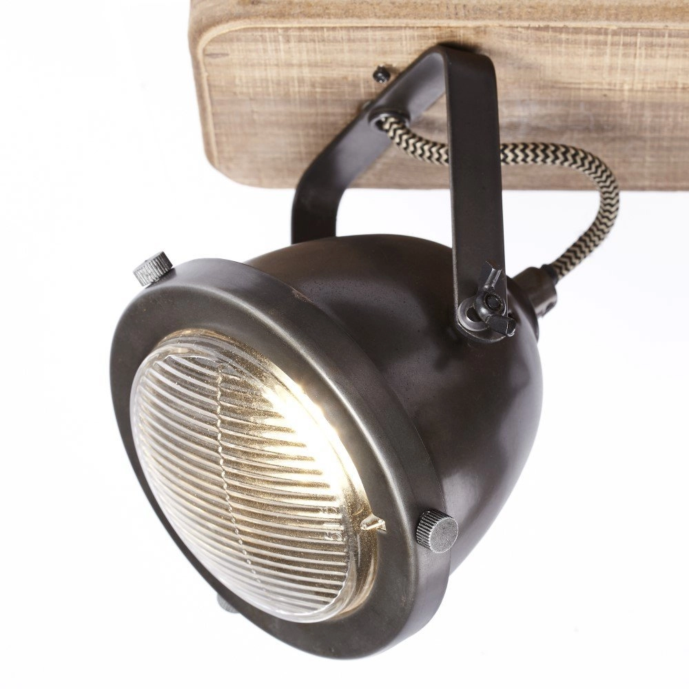 Deckenspot Carmen Wood 3-Licht Brilliant 4004353310652