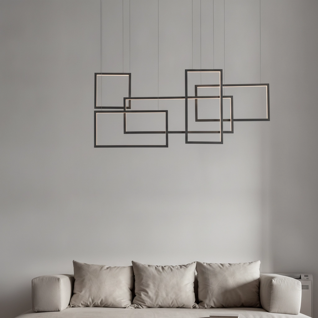 Pendelleuchte Cornice Schwarzes Design Lyora 5212017424716