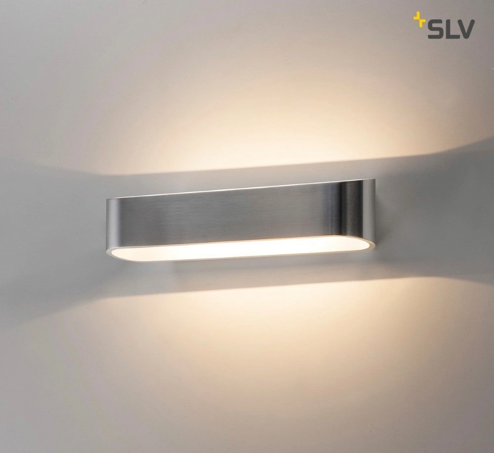 LED-Wandleuchte Asso 300 2x5w - 3000k - 30 cm Metallgrau SLV 4024163142243