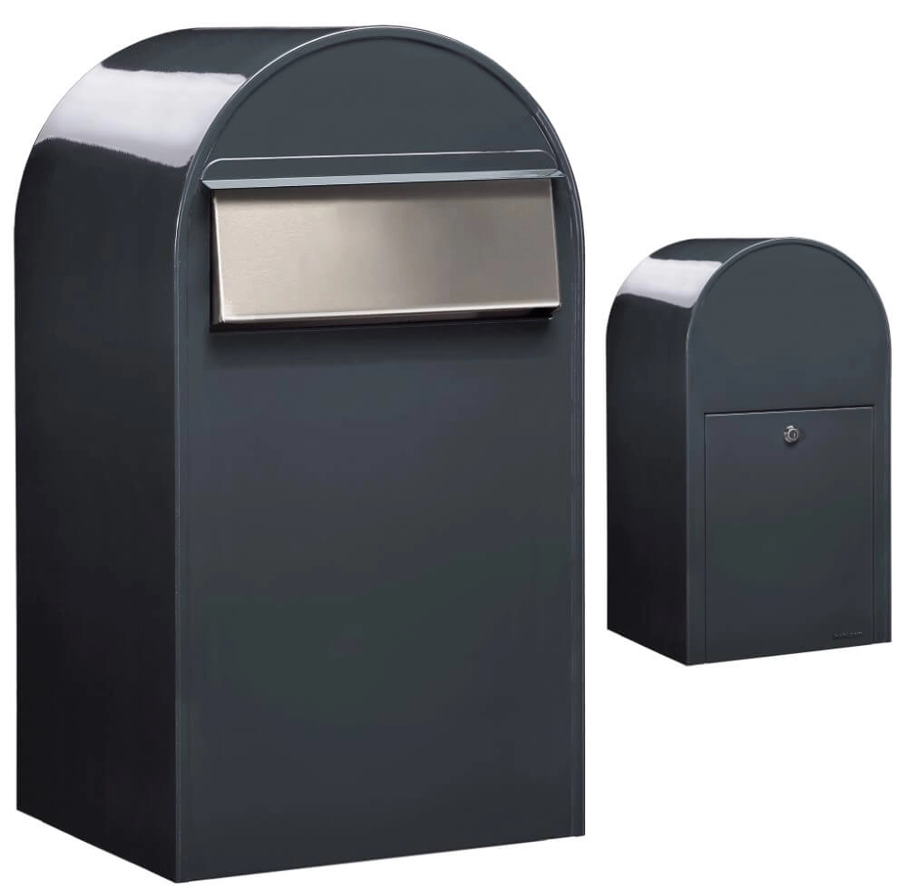 Briefkasten Grande B 7016 i Dunkelgrau
