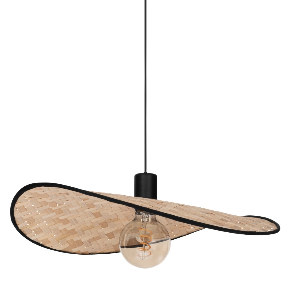 Rattan-Deckenlampe Marywell 50x34cm - E27