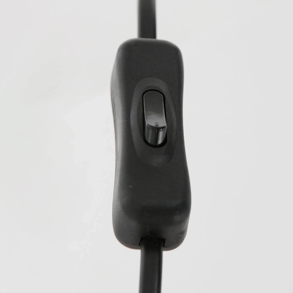 Tischlampe Animaux Bären schwarz mit Strohhaube Steinhauer 8712746172133