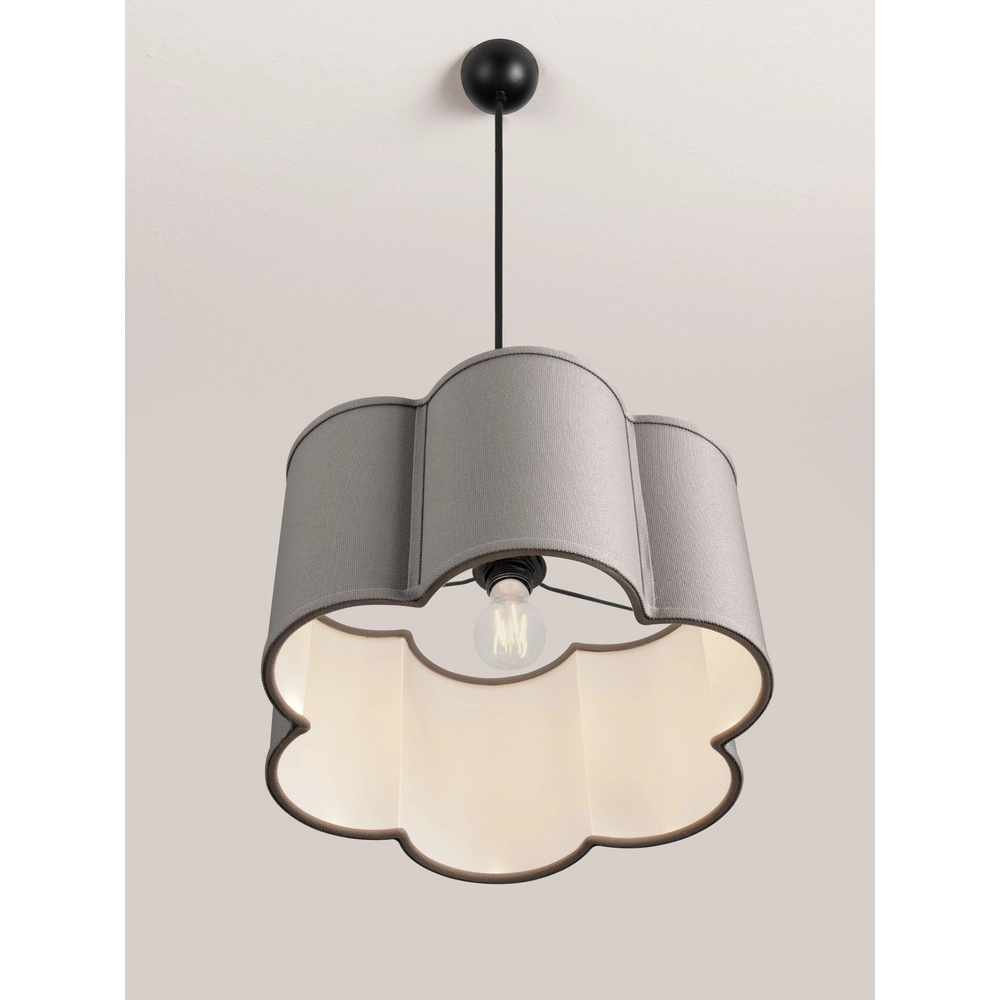Pendellampe Bloosy Grau Lyora 5212017493552