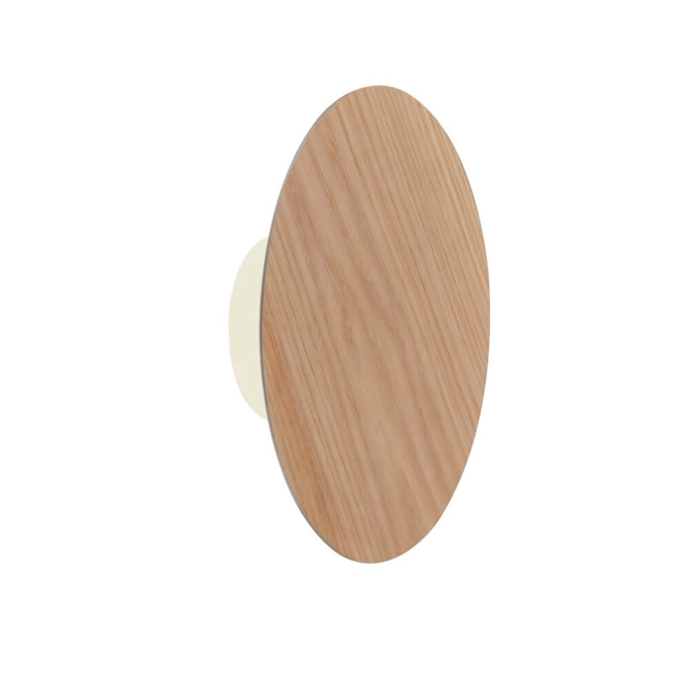 Design-Wandleuchte Akku Puntua Ø 25cm Holz Paul Neuhaus 4012248375792