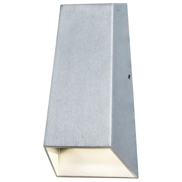 LED-Wandleuchte Imola Square Oben - silbergrau nach oben