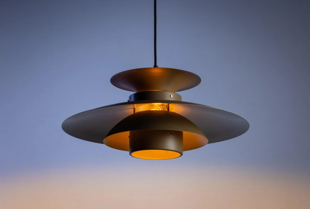 Coole Hängelampe Potenza 50cm taupe ETH 8720195308119