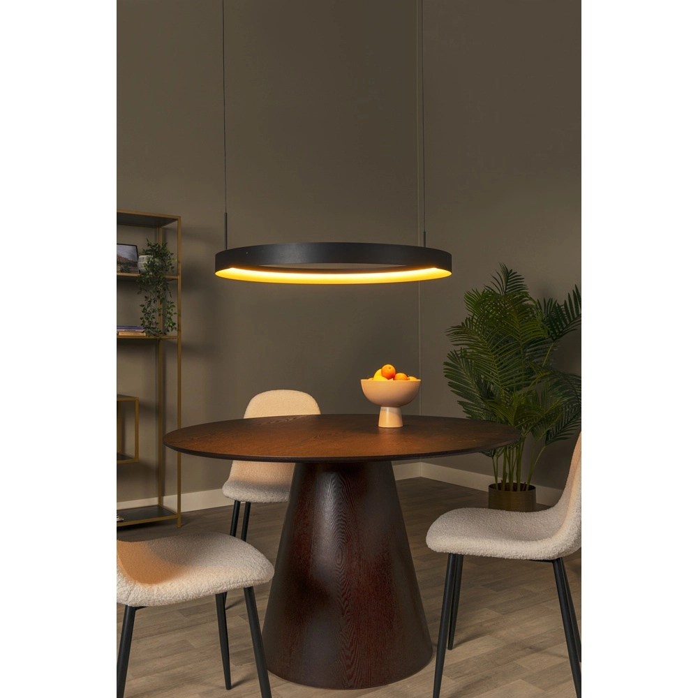Design-Pendellampe Radiant schwarz Ø 80 cm Lucide Vibes 5411212461131