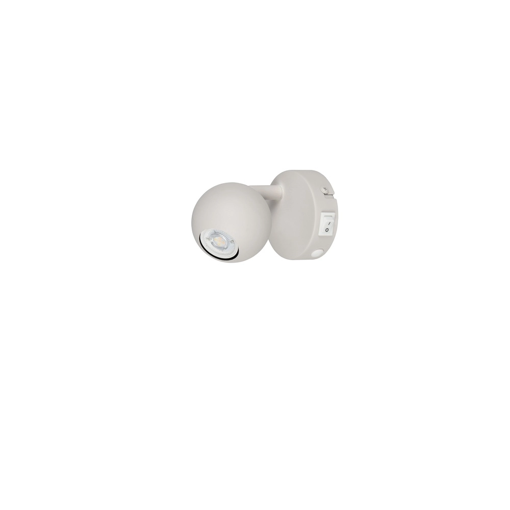 Oberflächenmontierter Spot Enaro Single Grey