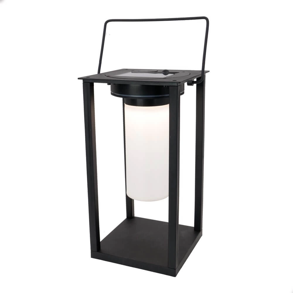 Schwarze Tischlampe Usigni Solar- Eglo 9008606297931