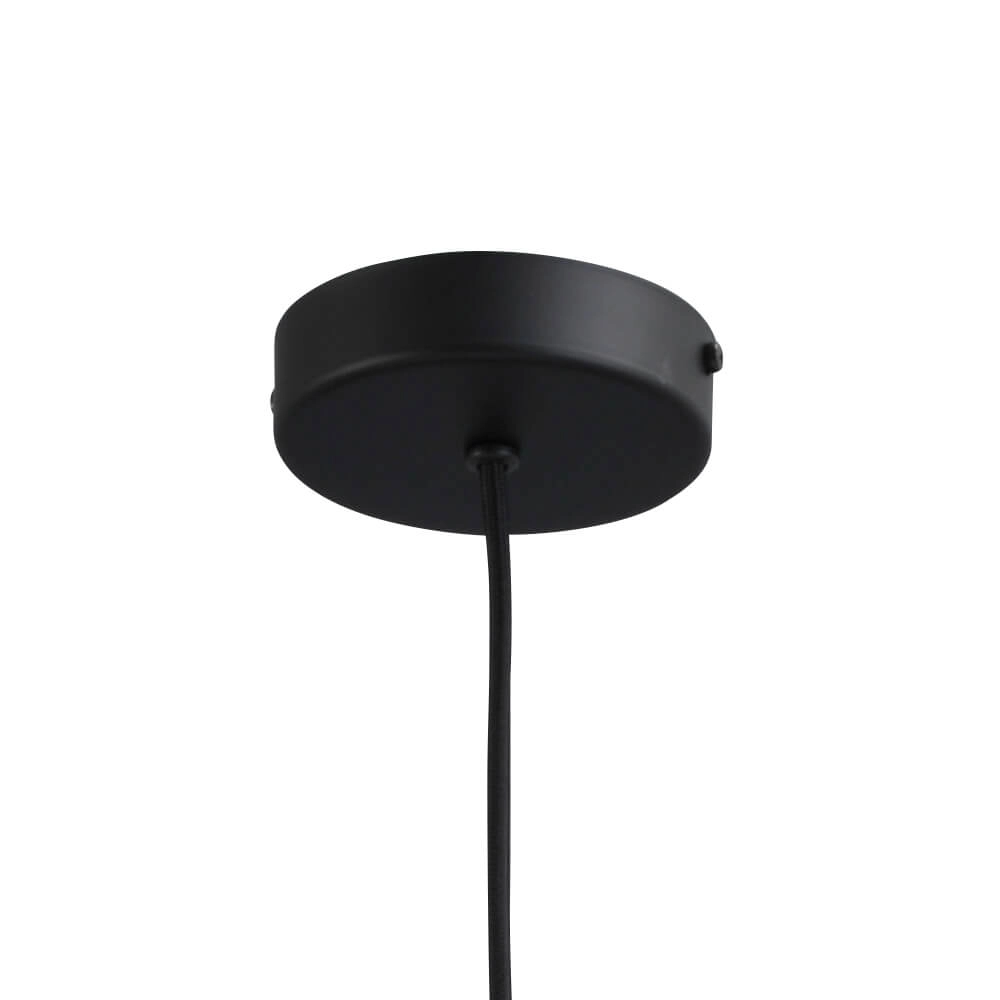 Hängelampe schwarz Porto mit grünem Jagger-Glas – Ø 19 cm Masterlight 8718121269344
