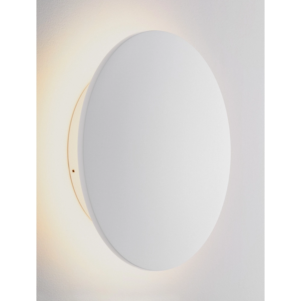 Runde Wandleuchte Copper weiß Ø 30cm Lyora 5212017447371