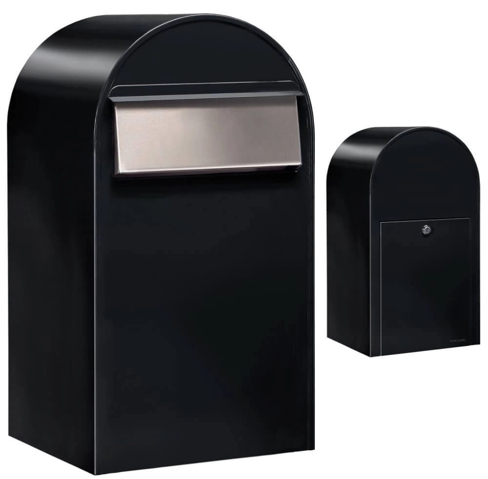 Briefkasten Grande B st9005 i Strukturiertes Schwarz