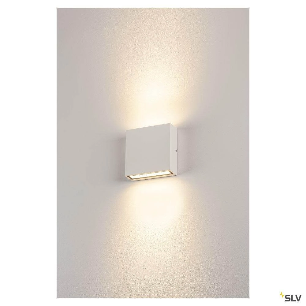 Schlanke Wandleuchte Big Quad Weiß SLV 4024163252386