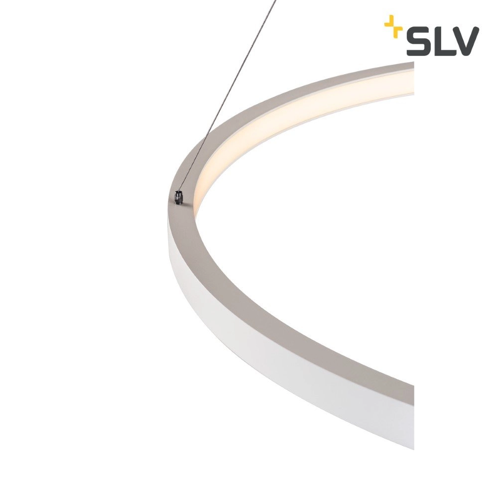 LED Hängelampe One 80 Ø 80 cm dimmbare weiß SLV 4024163231060