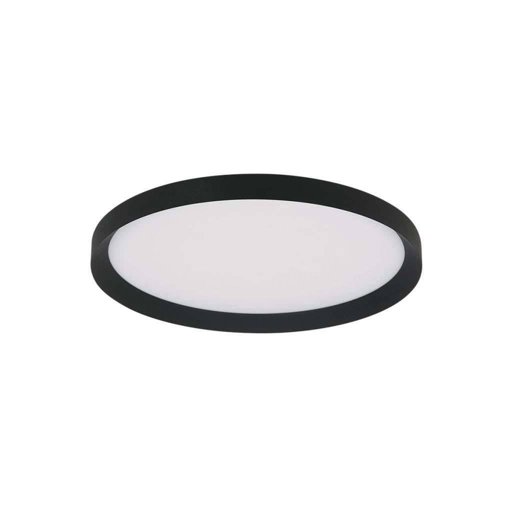 Moderne Deckenbeleuchtung Flady schwarze Ø30cm Steinhauer 8712746181012