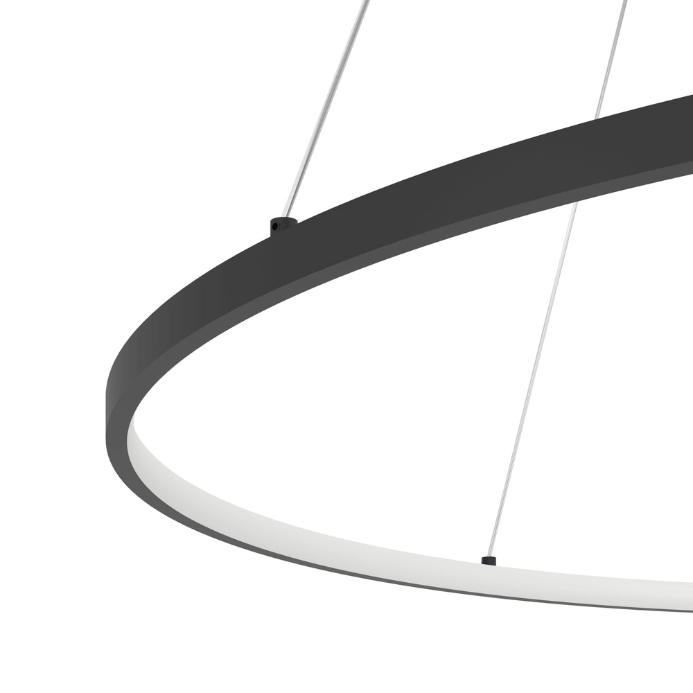 XL LED-Pendellicht Parruta Ø 99cm – schwarz Eglo 9008606315697