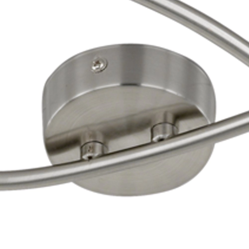 Moderne Deckenleuchte Mars 3-flammig nickel matt Trio 4017807224078