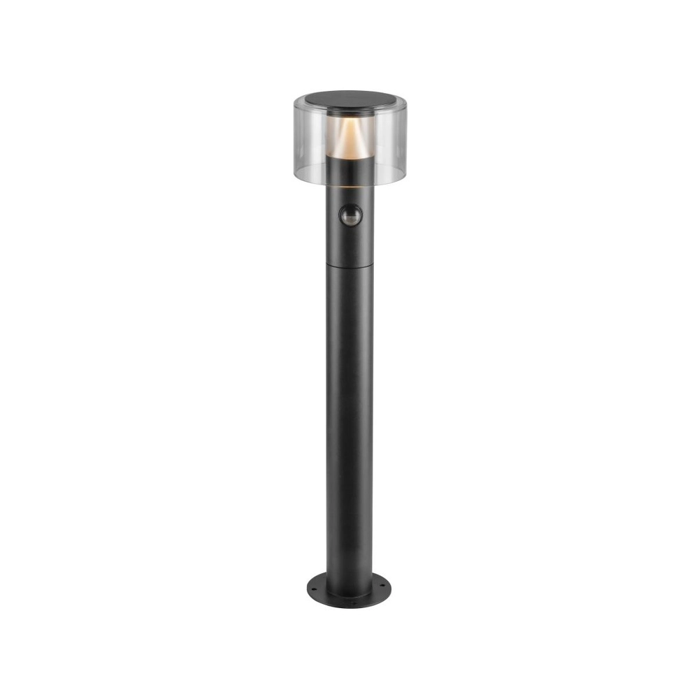 Gartenleuchte Taha 70cm schwarz mit Sensor