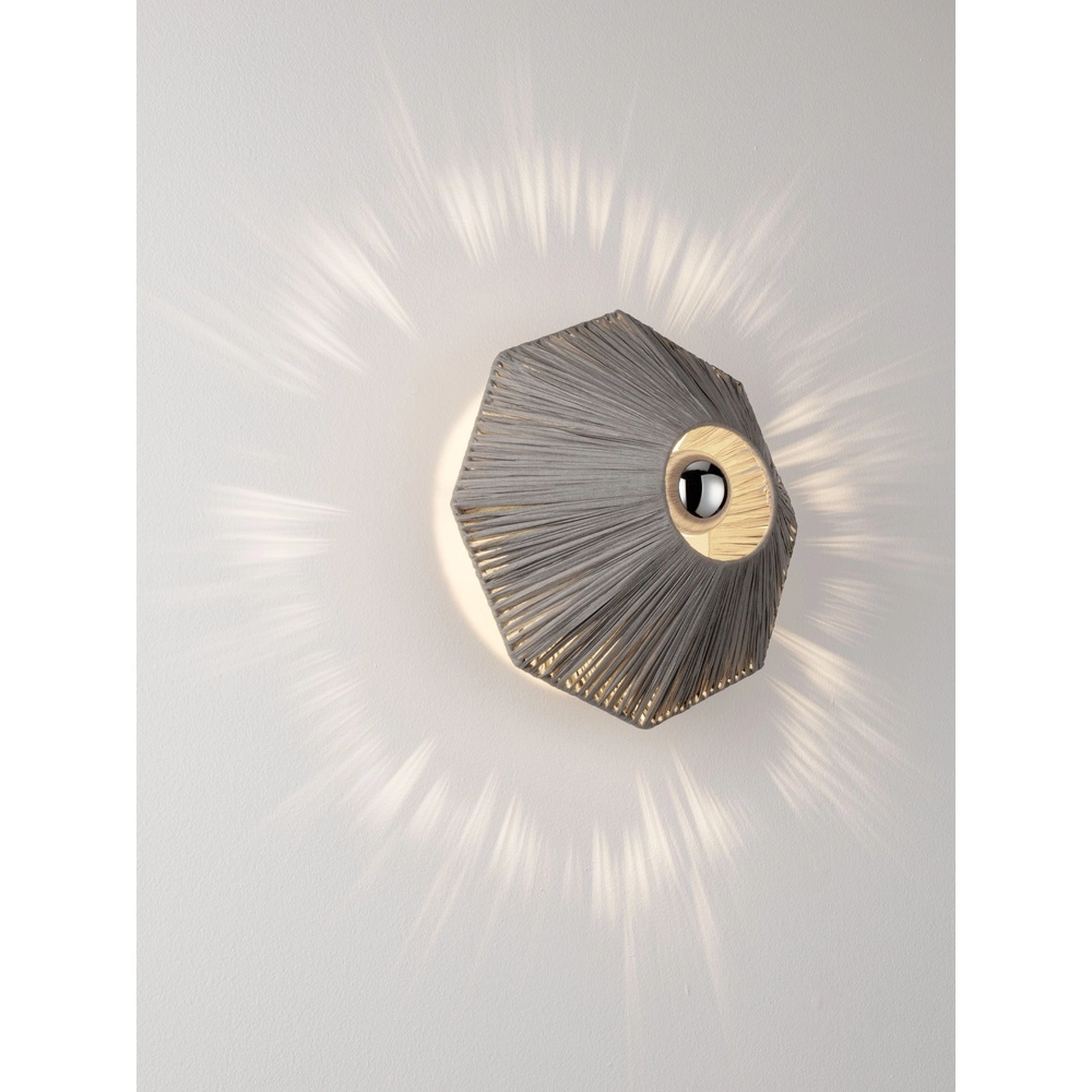 Wandlampe Elvio graue Ø 30cm Lyora 5212017493866