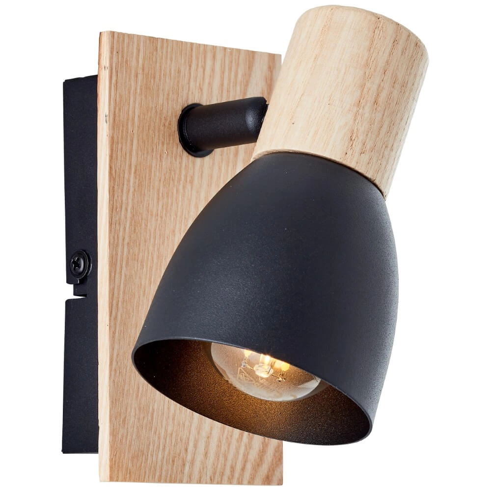 Wandlampe Daintree Schwarz Brilliant 4004353408663