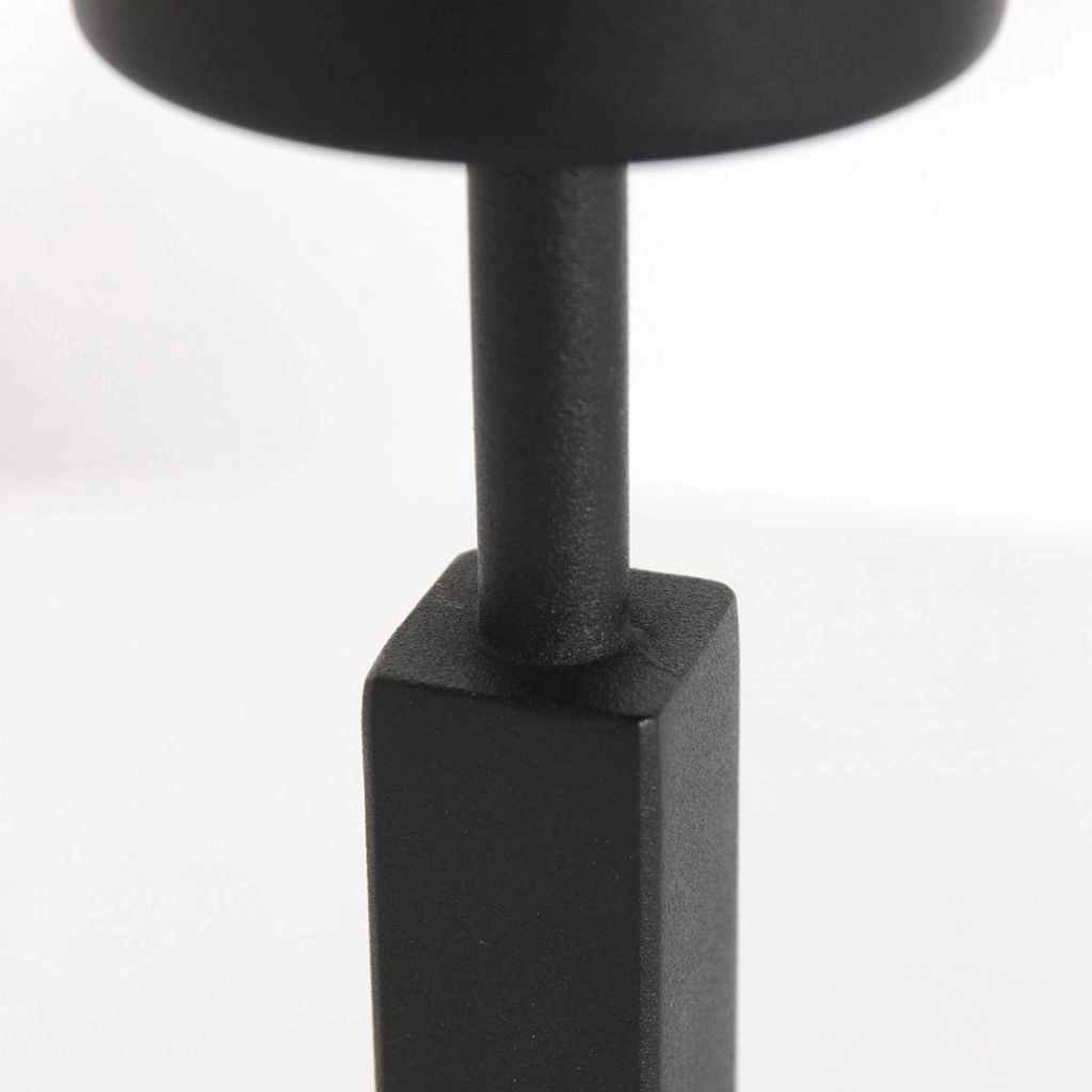 Schwarze Tischlampe Stang mit Korkkappe Ø20 cm Steinhauer 8712746180541