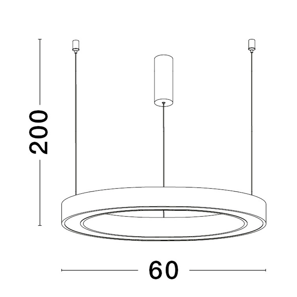 Design-Pendelleuchte Sting gold Ø 60cm Lyora 5212017437396