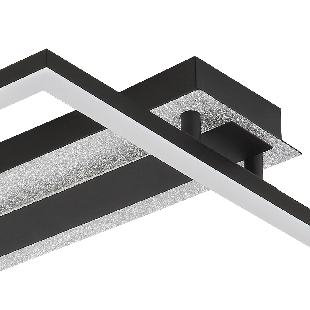 Quadratische Deckenlampe Estrada Schwarz Globo 9007371586714