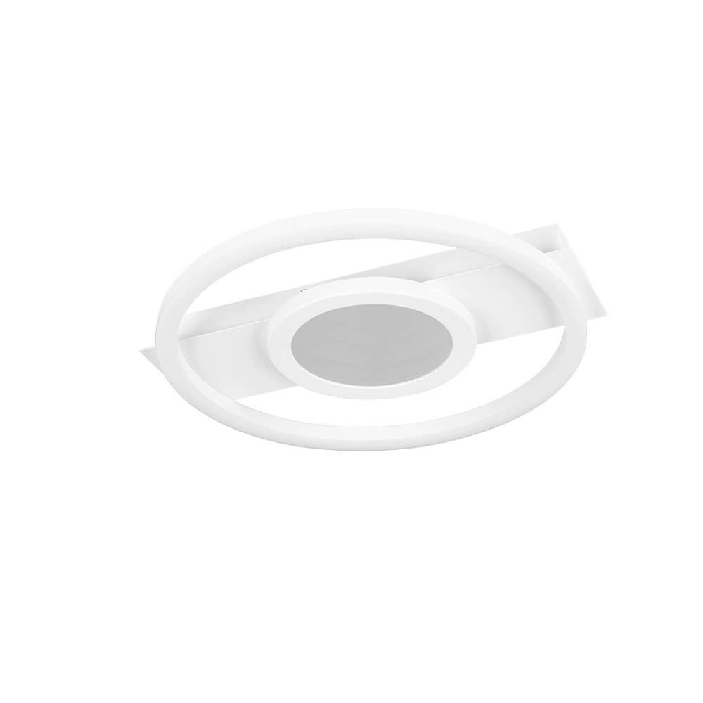 Design-Deckenleuchte Wheeler weiß rund Trio 4017807640540