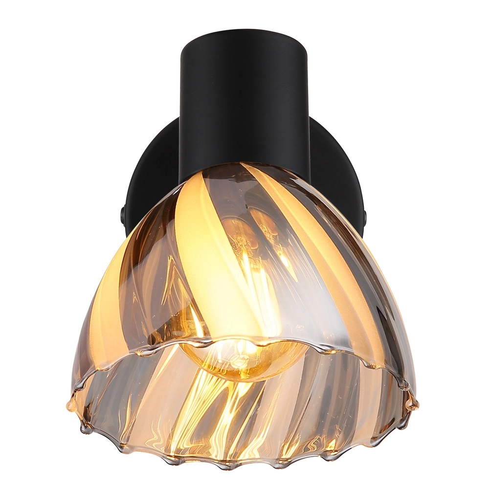 Wandlampe Zachery Schwarz Globo 9007371528493