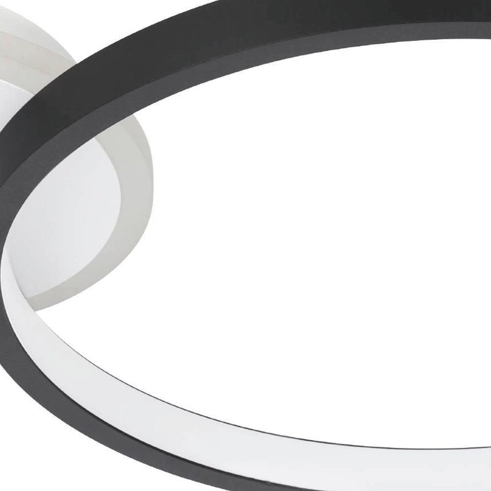 Verstellbare LED-Deckenleuchte Gafares rund - schwarz Eglo 9008606241002