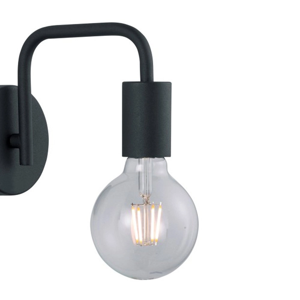 Wandlampe Diallo 15cm schwarz Trio 4017807407242