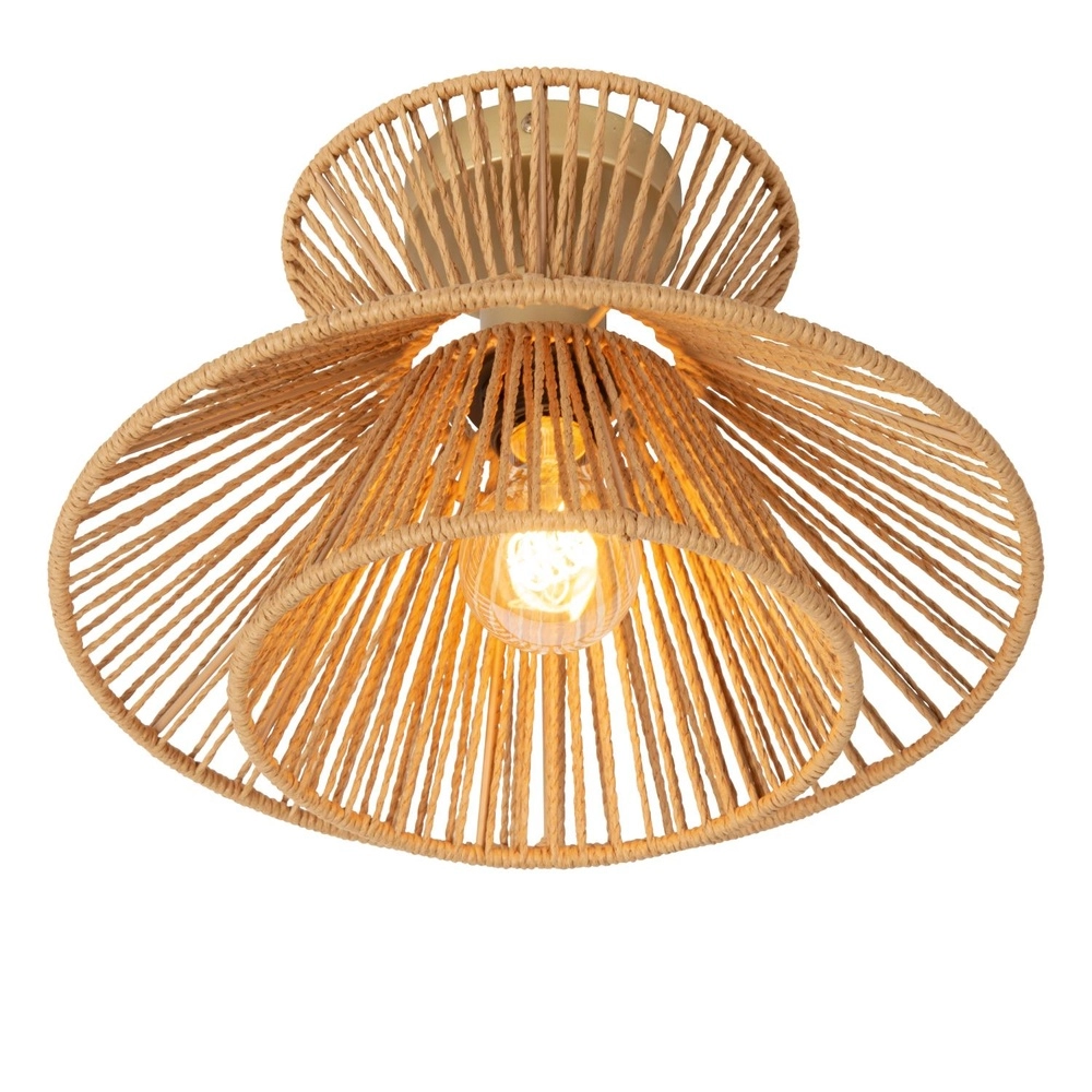 Deckenlampe Tasman Rattan Ø 32 cm Lucide 5411212105974