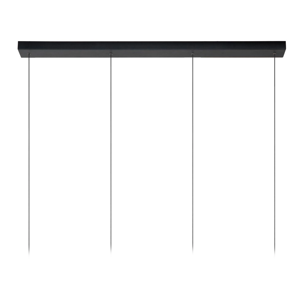 4-Licht Pendellampe Lorenz Design Schwarz Lucide 5411212740687