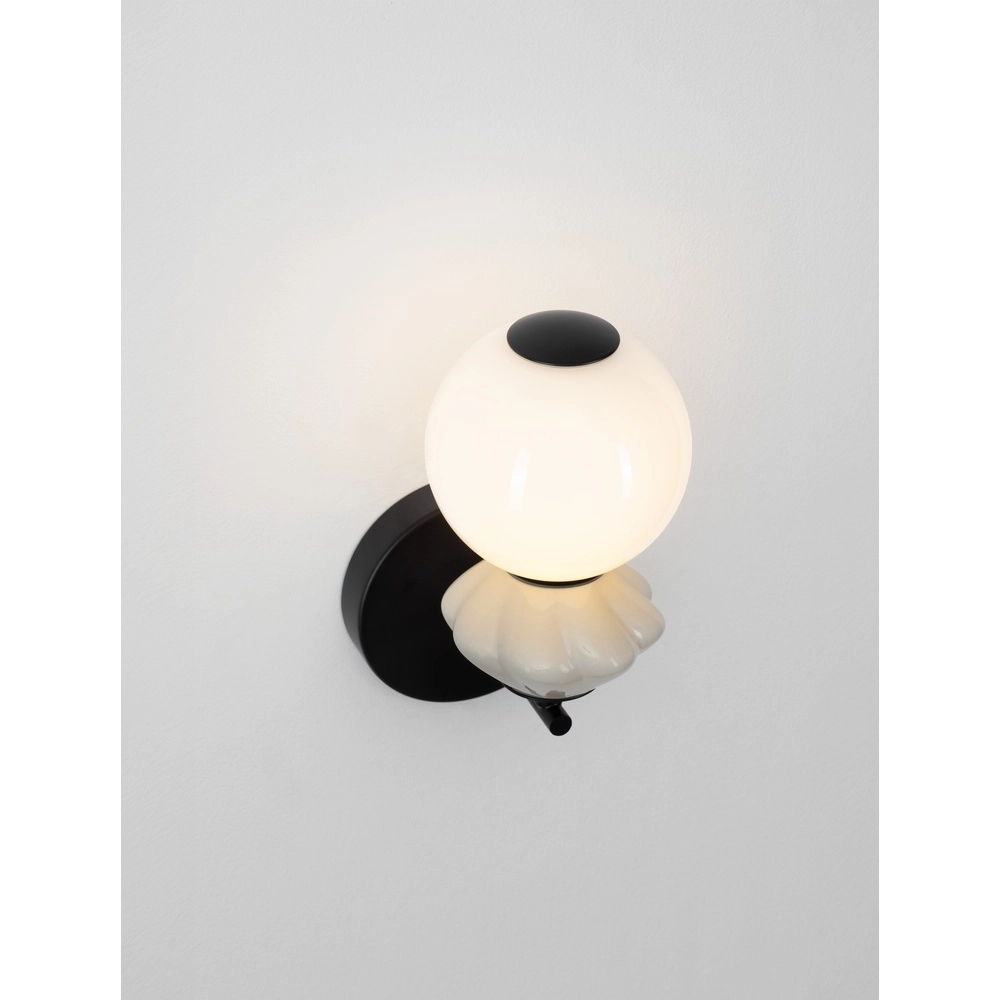 Wandleuchte Pallina weiß - grau Lyora 5212017484048
