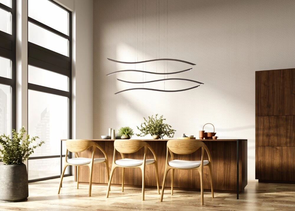 Design-Hängelampe Fisk Schwarz Fischer & Honsel 4003694610421