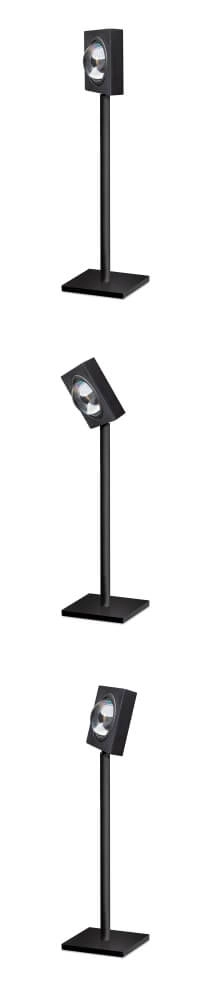 Schlanke Tischlampe Jake Design schwarz ETH 8720195306931