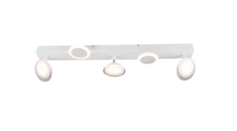 LED-Aufbaustrahler Meriza 5-Licht-Weiß