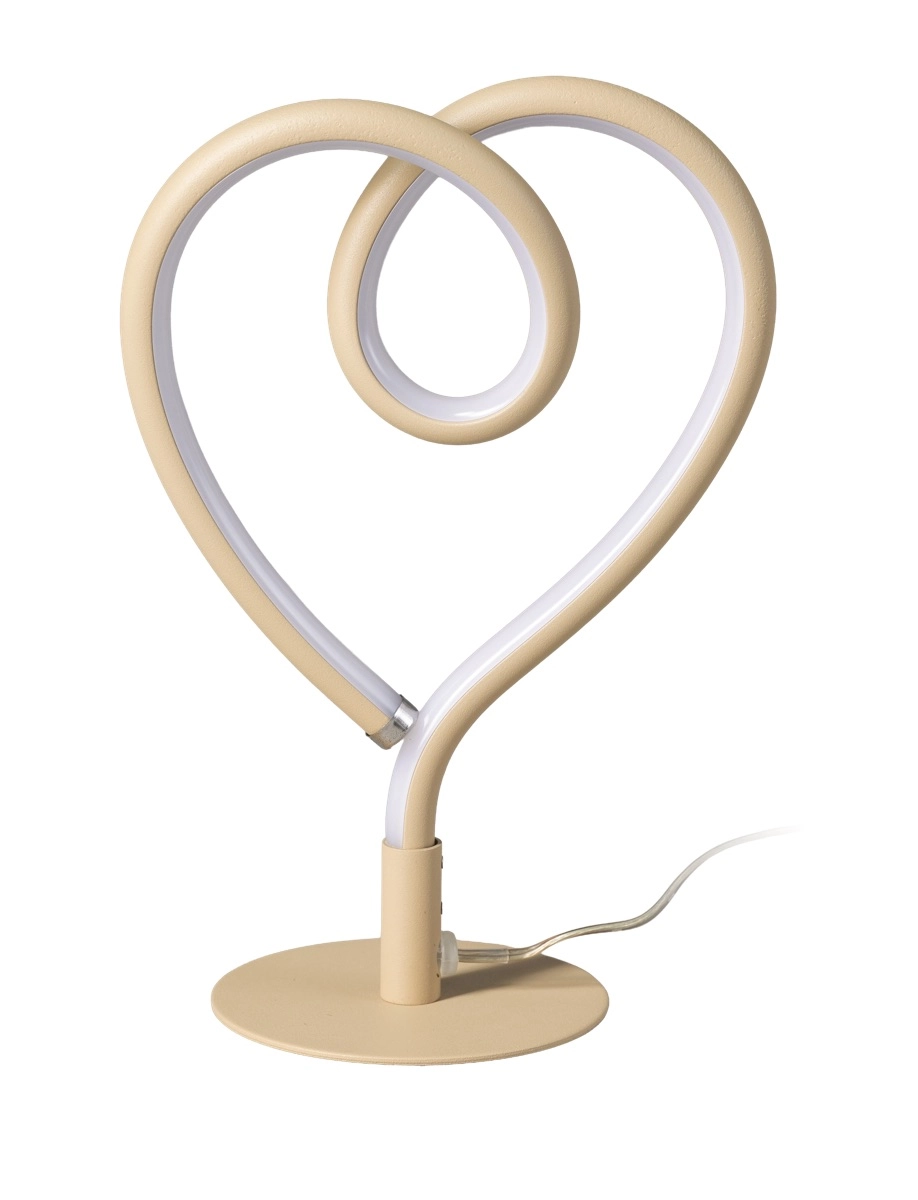 Herztischlampe Lovie Sand