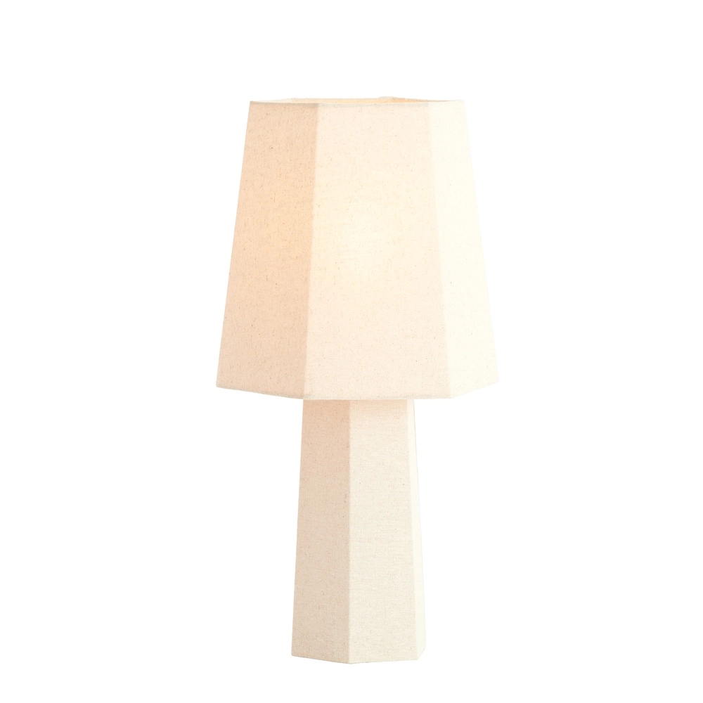 Tischlampe Musabo Leinen Naturleinen Light & Living 8717807784300