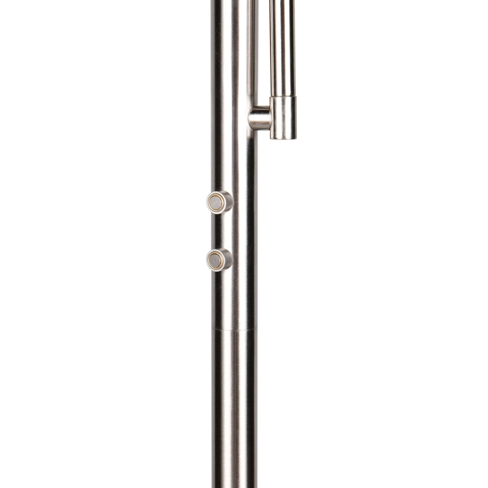 Stehlampe Palermo Nickel mit Leselampe Trio 4017807641370