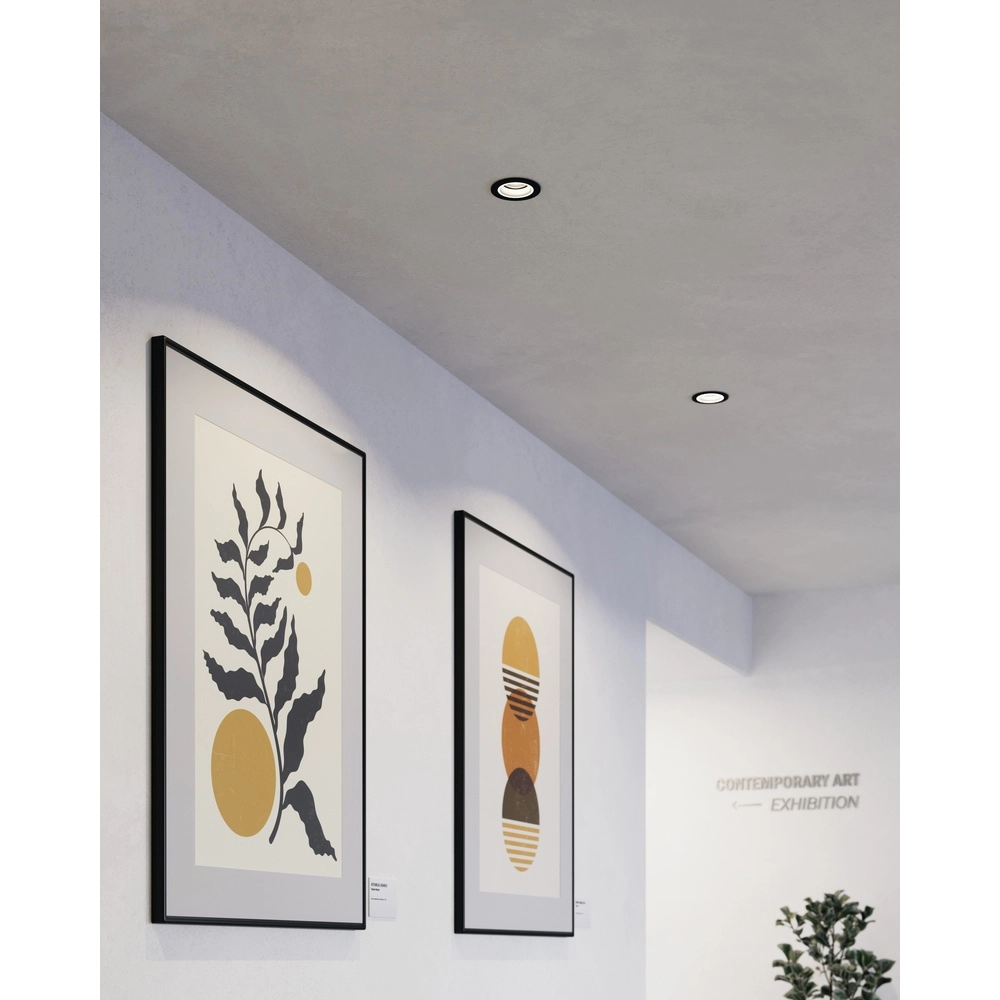 Zigbee-Vertiefungspunkt Carosso-Z Schwarz – rund Eglo 9008606259809