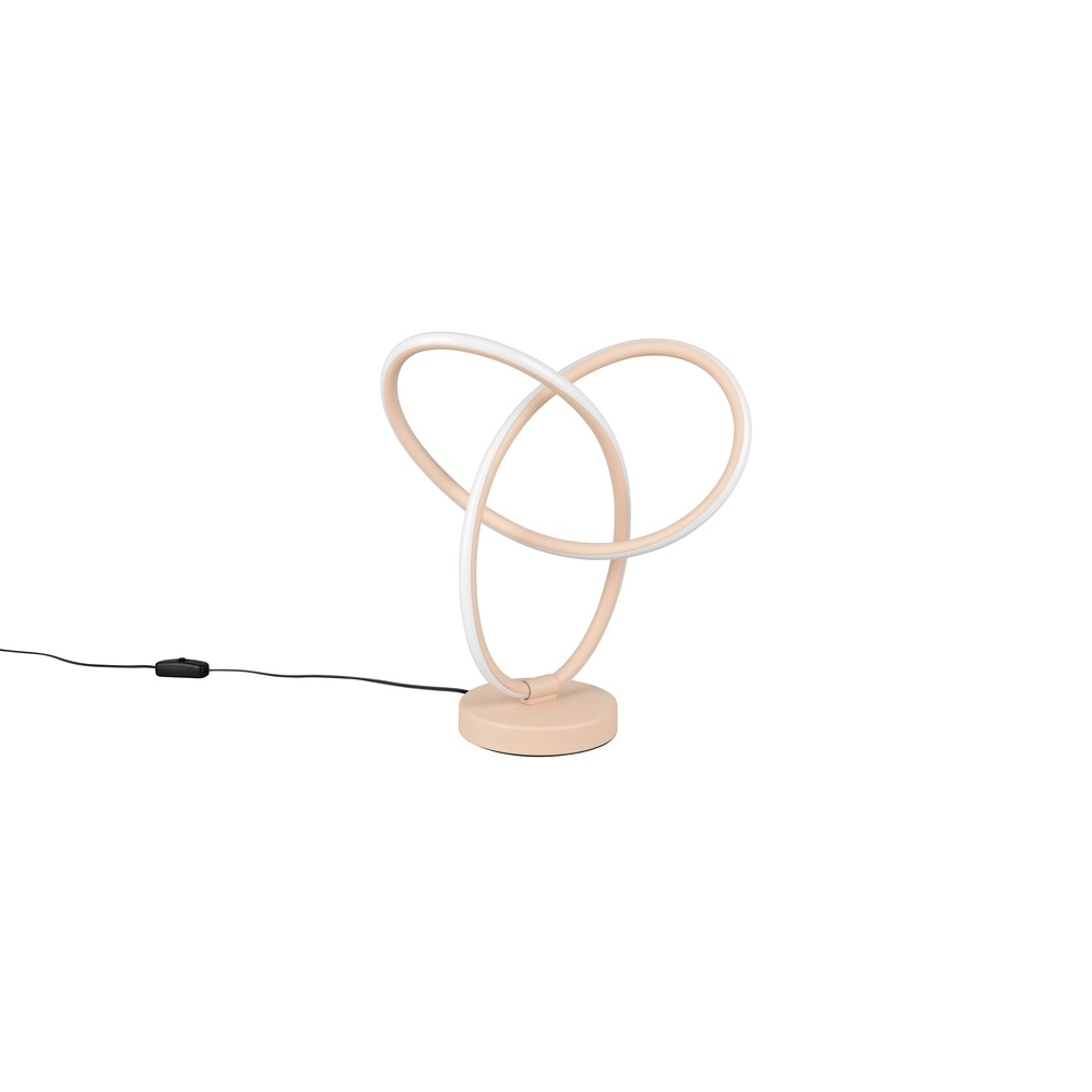 Tischlampe Lando Design sandbraun Trio 4017807656534