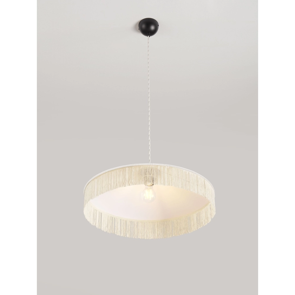 Tiffany-Pendellampe Velvy Beige Lyora 5212017493781