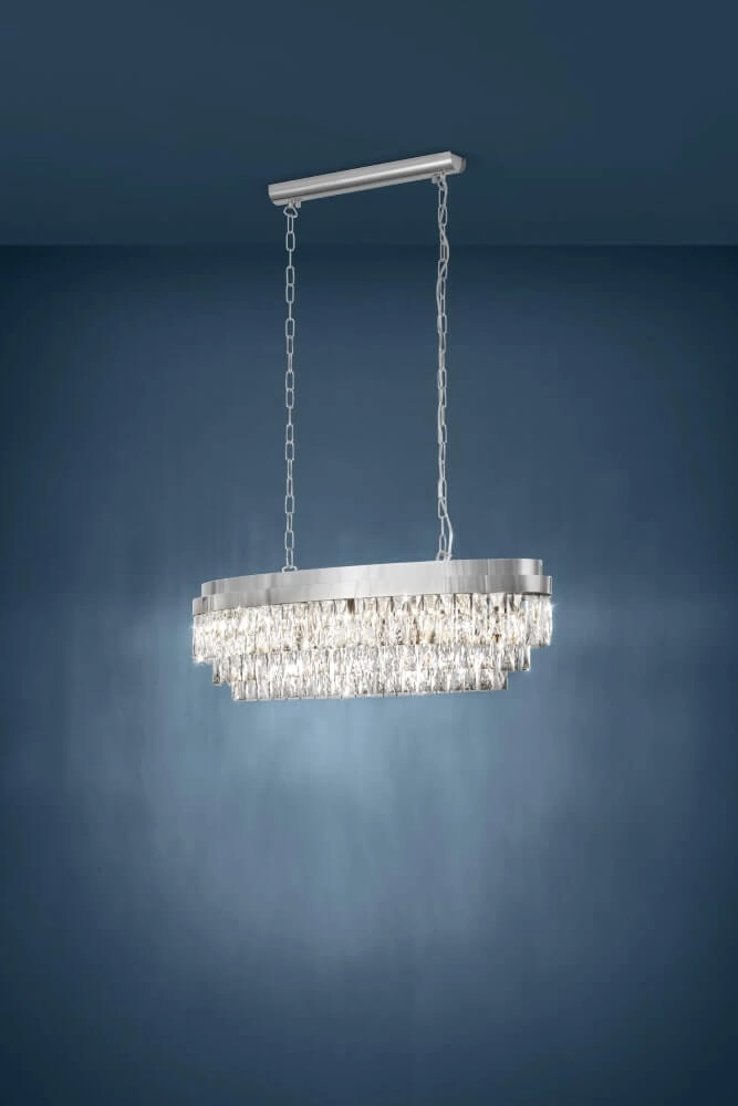 Kronleuchter für das Esszimmer Valparaiso 1 Chrom 90cm Stars of Light 9002759394943