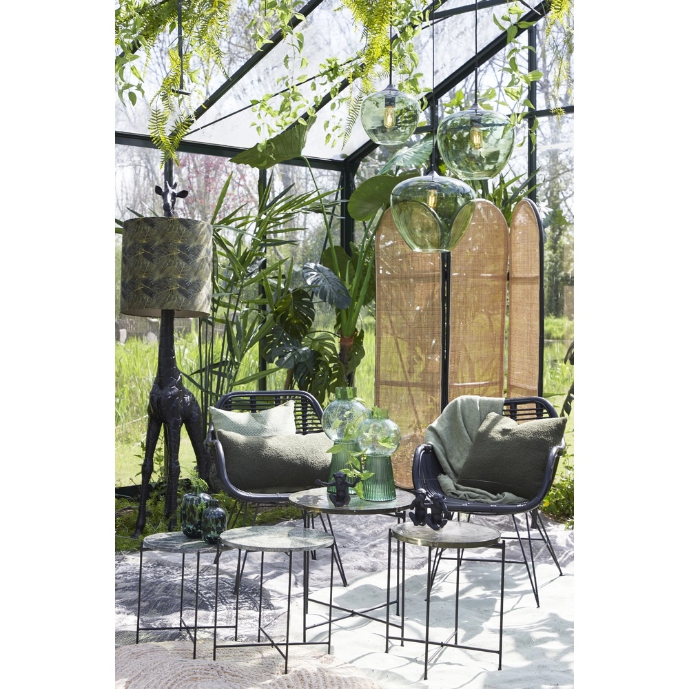 Glas-Pendellampe Mayson Ø 40cm – grünes Glas Light & Living 8717807614225