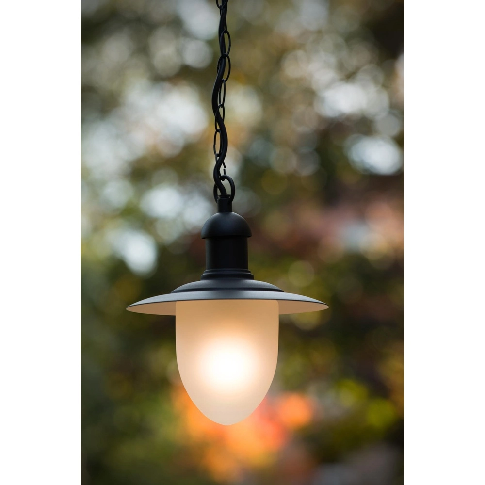 Land-Pendellampe Aruba schwarze Ø 25cm IP44 Lucide 5411212113504