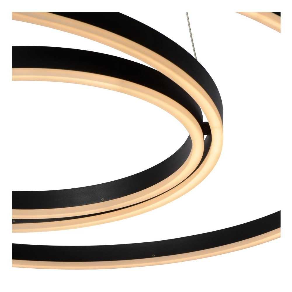 Moderne Pendellampe Triniti dimmbares Schwarz Lucide 5411212460714