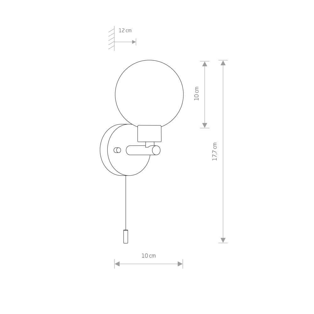 Stilvolle Badezimmerlampe Simi Lyora 5903139805292